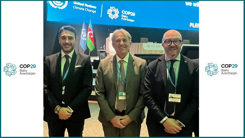 Rotelli, Simiani e Irto alla COP29